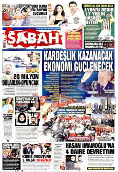 SABAH 26 Ağustos 2026 gazete manşeti