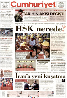 CUMHURİYET 26 Ağustos 2026 gazete manşeti
