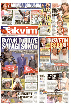 TAKVİM 26 Ağustos 2026 gazete manşeti