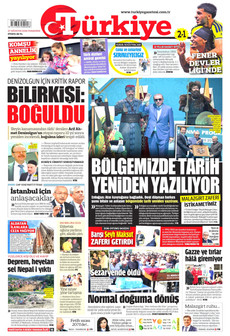TÜRKİYE GAZETESİ 27 Ağustos 2026 Gazete Manşeti Küçük