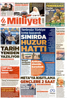 MİLLİYET 27 Ağustos 2026 Gazete Manşeti Küçük