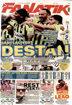 FANATİK 27 Ağustos 2026 Gazete Manşeti Küçük