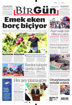BİRGÜN 27 Ağustos 2026 gazete manşeti
