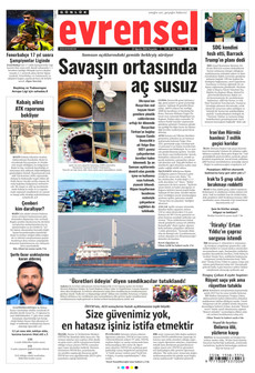 EVRENSEL 27 Ağustos 2026 gazete manşeti