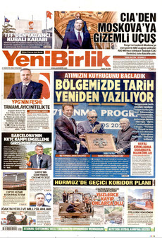 YENİBİRLİK 27 Ağustos 2026 gazete manşeti