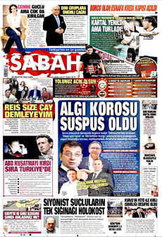 SABAH 28 Ağustos 2026 Gazete Manşeti Küçük