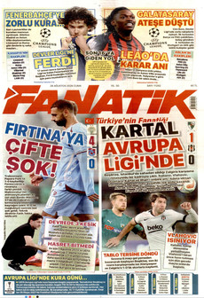 FANATİK 28 Ağustos 2026 Gazete Manşeti Küçük