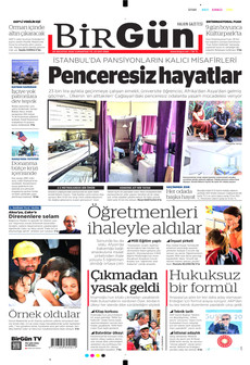 BİRGÜN 29 Ağustos 2026 Gazete Manşeti Küçük