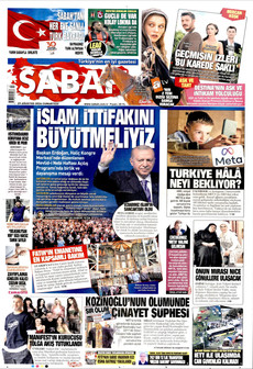 SABAH 29 Ağustos 2026 gazete manşeti