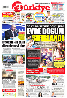 TÜRKİYE GAZETESİ 29 Ağustos 2026 gazete manşeti