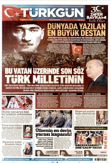TÜRKGÜN 30 Ağustos 2026 gazete manşeti