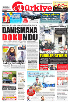 TÜRKİYE GAZETESİ 30 Ağustos 2026 gazete manşeti