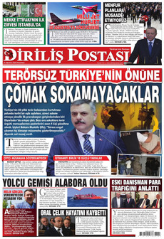 DİRİLİŞ POSTASI 31 Ağustos 2026 gazete manşeti