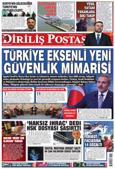 DİRİLİŞ POSTASI 1 Eylül 2026 Gazete Manşeti Küçük