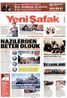 YENİ ŞAFAK 2 Eylül 2026 Gazete Manşeti Küçük