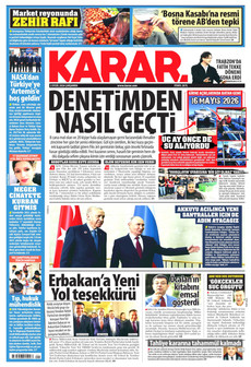 KARAR 2 Eylül 2026 Gazete Manşeti Küçük