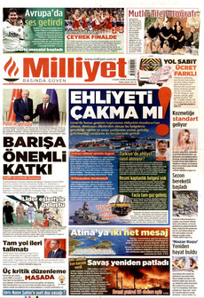 MİLLİYET 2 Eylül 2026 Gazete Manşeti Küçük