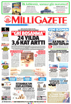 MİLLİ GAZETE 2 Eylül 2026 Gazete Manşeti Küçük