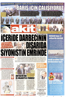 YENİ AKİT 2 Eylül 2026 gazete manşeti