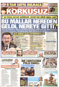 KORKUSUZ 2 Eylül 2026 gazete manşeti