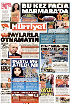 HÜRRİYET 3 Eylül 2026 Gazete Manşeti Küçük