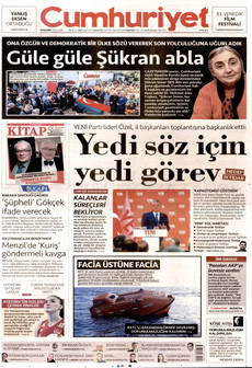 CUMHURİYET 3 Eylül 2026 Gazete Manşeti Küçük