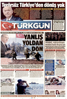 TÜRKGÜN 3 Eylül 2026 Gazete Manşeti Küçük