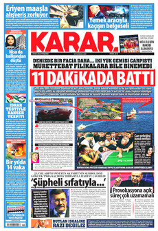 KARAR 3 Eylül 2026 Gazete Manşeti Küçük