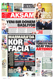 AKŞAM 3 Eylül 2026 Gazete Manşeti Küçük