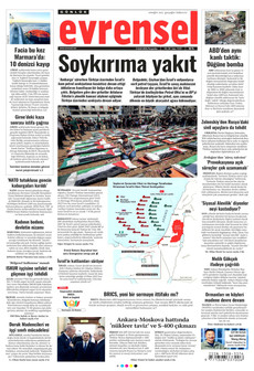 EVRENSEL 3 Eylül 2026 Gazete Manşeti Küçük