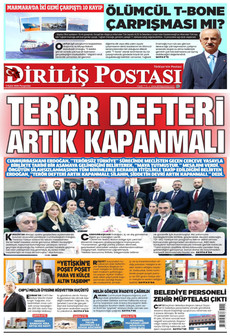 DİRİLİŞ POSTASI 3 Eylül 2026 Gazete Manşeti Küçük