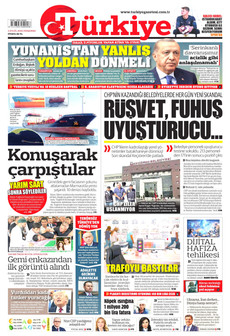 TÜRKİYE GAZETESİ 3 Eylül 2026 gazete manşeti