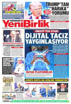 YENİBİRLİK 4 Eylül 2026 Gazete Manşeti Küçük