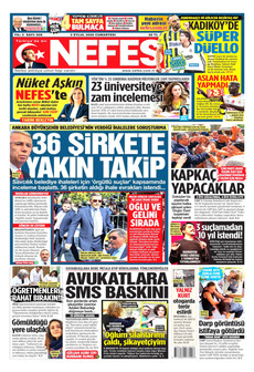 NEFES 5 Eylül 2026 Gazete Manşeti Küçük