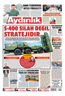 AYDINLIK GAZETESİ 5 Eylül 2026 Gazete Manşeti Küçük