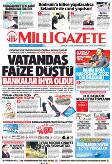MİLLİ GAZETE 5 Eylül 2026 Gazete Manşeti Küçük