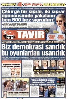 TAVIR GAZETESİ 5 Eylül 2026 Gazete Manşeti Küçük