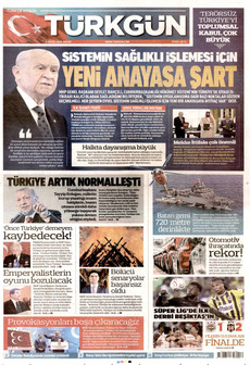 TÜRKGÜN 6 Eylül 2026 gazete manşeti