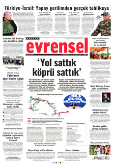 EVRENSEL 6 Eylül 2026 gazete manşeti