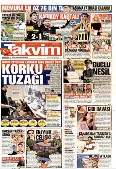 TAKVİM 6 Eylül 2026 gazete manşeti