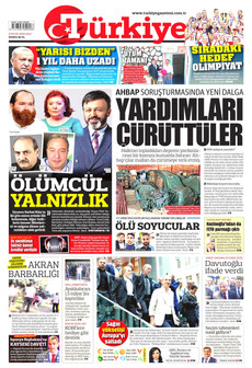 TÜRKİYE GAZETESİ 8 Eylül 2026 gazete manşeti