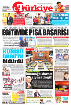 TÜRKİYE GAZETESİ 9 Eylül 2026 Gazete Manşeti Küçük
