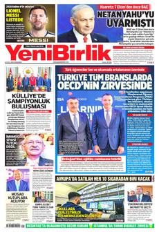 YENİBİRLİK 9 Eylül 2026 Gazete Manşeti Küçük
