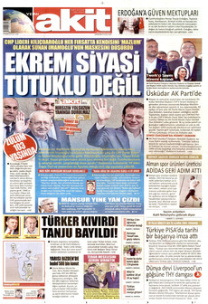YENİ AKİT 9 Eylül 2026 gazete manşeti