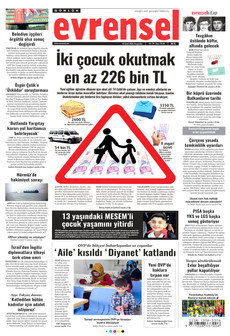 EVRENSEL 10 Eylül 2026 gazete manşeti