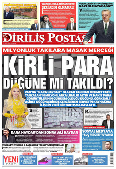 DİRİLİŞ POSTASI 10 Eylül 2026 gazete manşeti