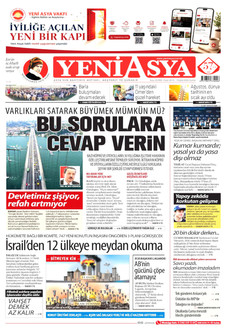 YENİ ASYA 11 Eylül 2026 gazete manşeti