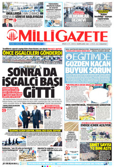 MİLLİ GAZETE 12 Eylül 2026 gazete manşeti