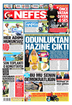 NEFES 13 Eylül 2026 gazete manşeti