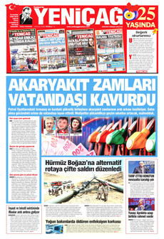 YENİÇAĞ 13 Eylül 2026 gazete manşeti